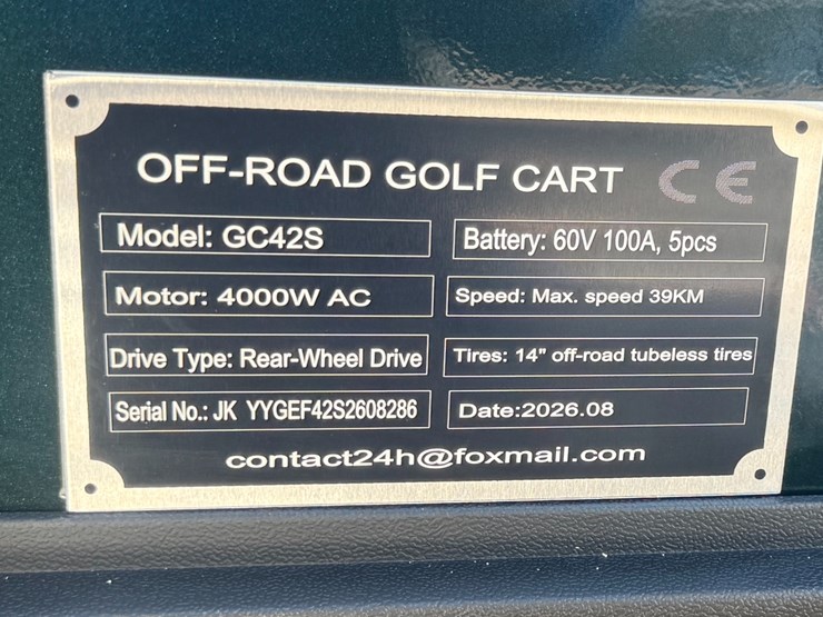 sl-gc42s-off-road-golf-cart-...-you-are-bidding-on-the-middle-black-cart-image-3