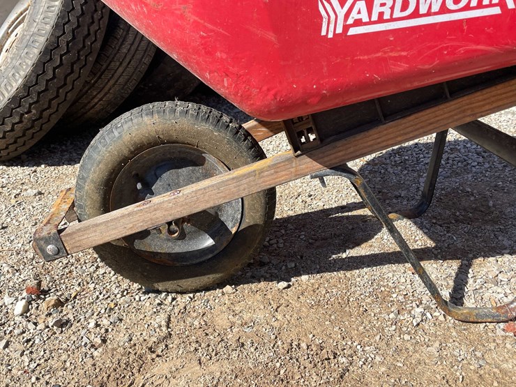 #1843-•-poly-seed-spreader-and-yardworks-metal-wheelbarrow-image-6