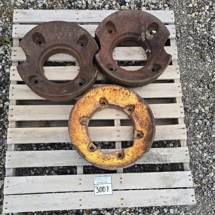3 Tractor Wheel Weights