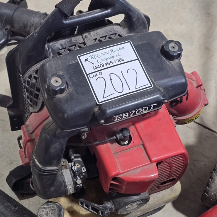 RedMax EB6200 Gas Powered Backpack Leaf Blower, used