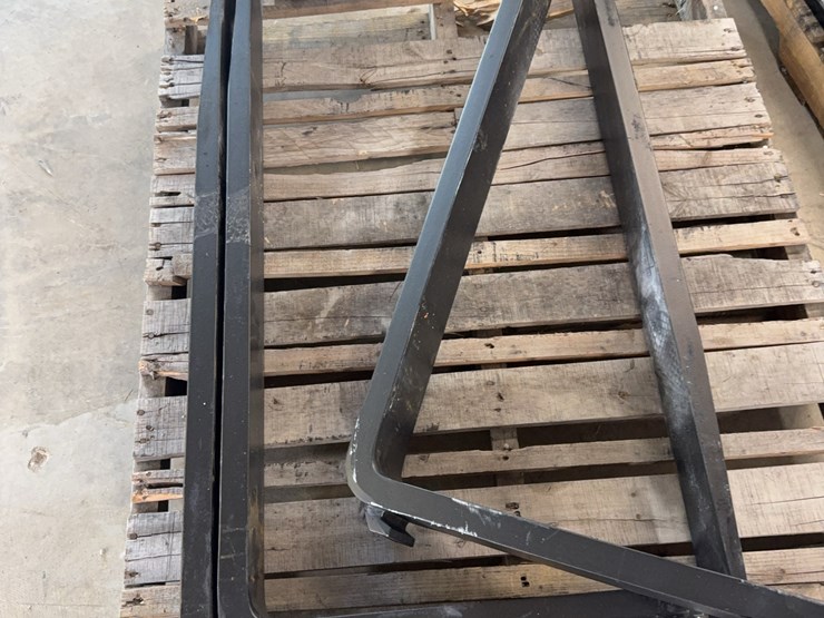 2026-unused-skid-steer-pallet-fork-...-you-are-bidding-on-two-forks,-one-black-and-orange-frame-and-bolts-image-2