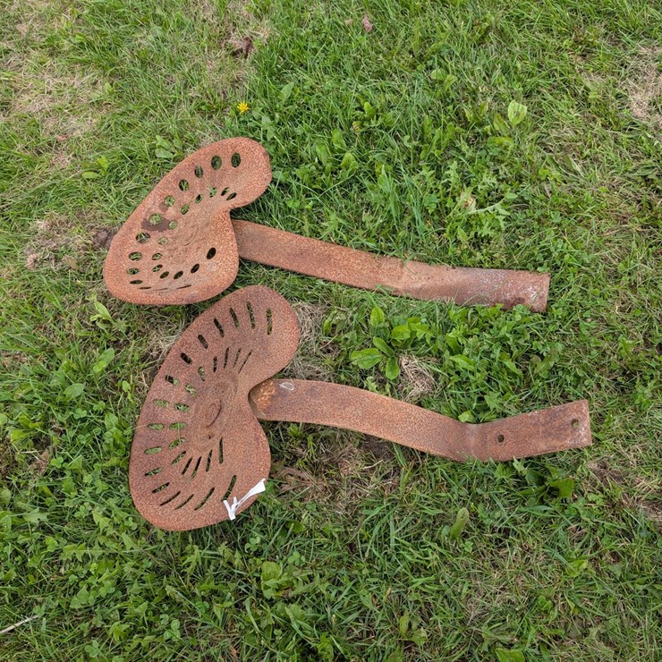 #4055 • Vintage Metal Tractor Seats