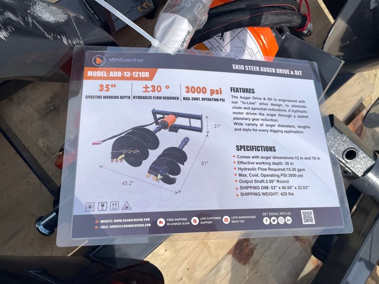 #2055-•-wolverine-skid-steer-auger-drive-and-bit-attachment-image-15