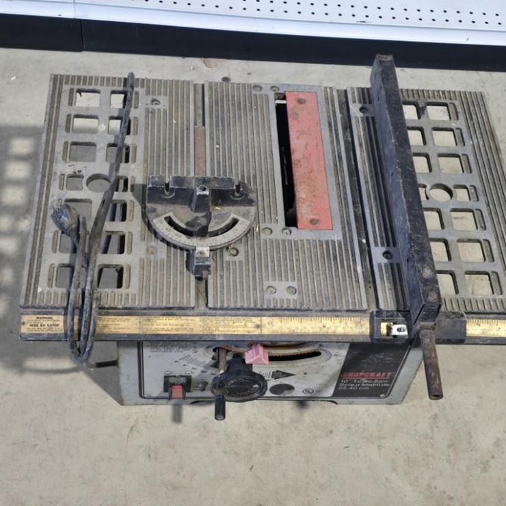 SHOPCRAFT 10" Table Saw