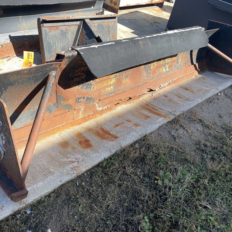 #1817 • 10' Skid Steer Snow Pusher Attachment