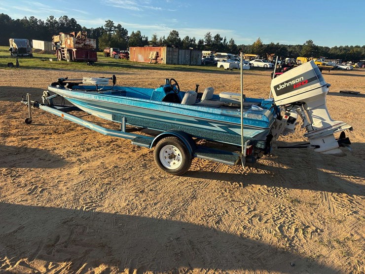 1987-16'-bass-boat-w/-trailer-image-2