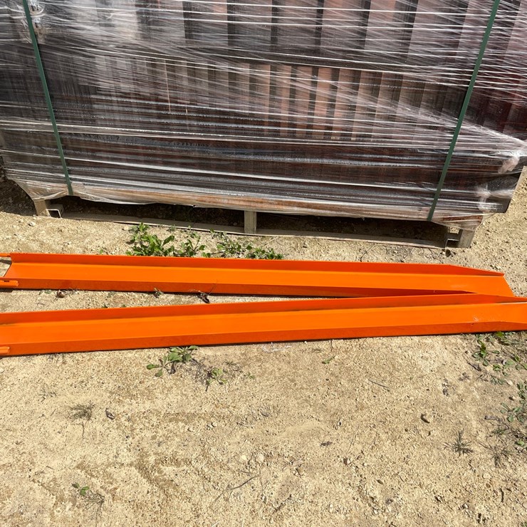 #2074 • Wolverine Skid Steer Pallet Fork Extensions Attachment