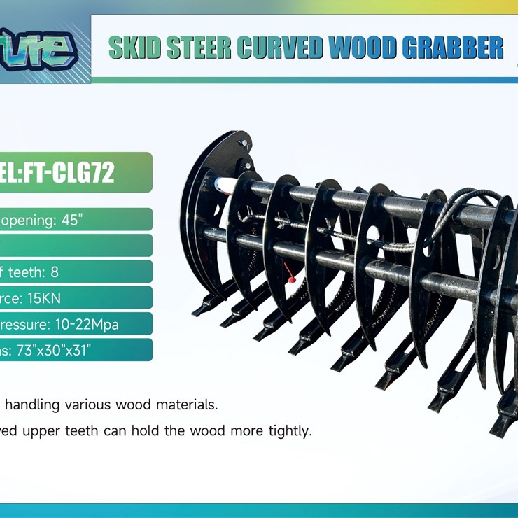 Future Skid Steer Grapple / Curved Log Grapple