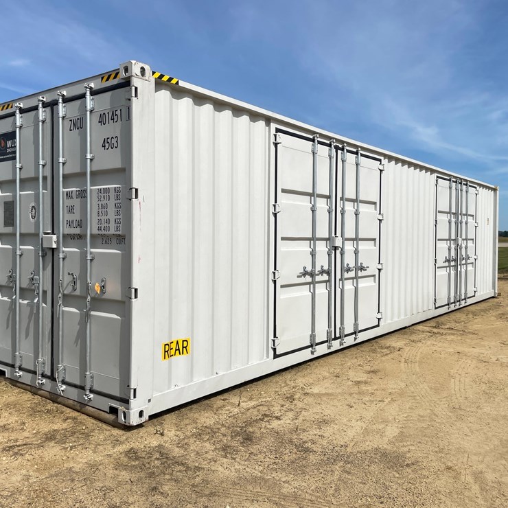 #500 • Single Use 40' High Cube Multi Door Steel Container