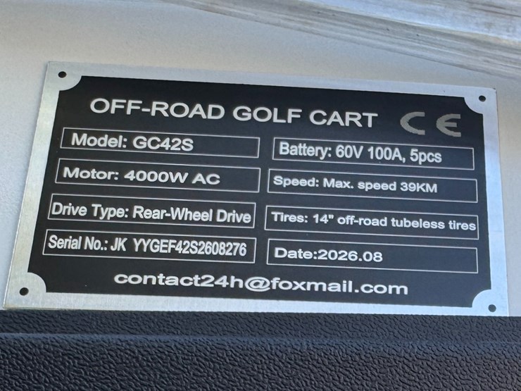 sl-gc42s-off-road-golf-cart-...-you-are-bidding-on-the-top-white-cart-image-3
