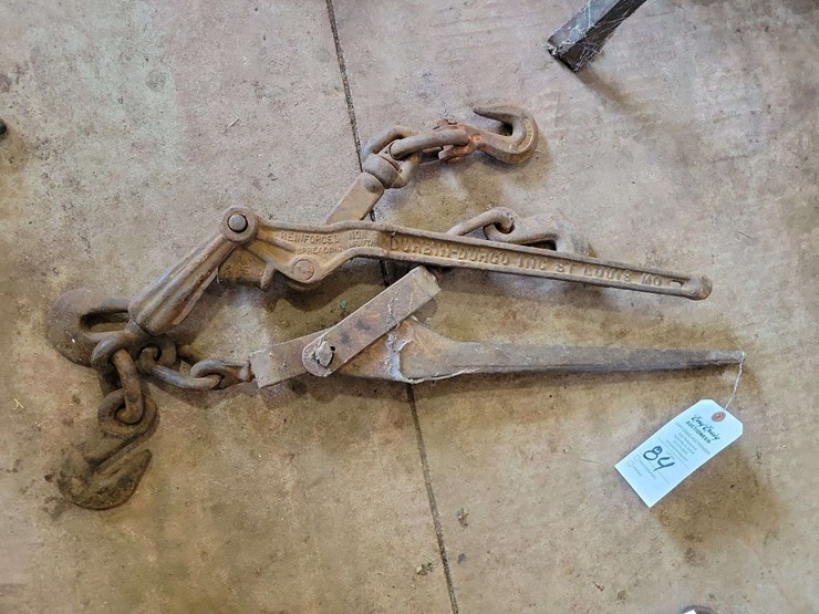 durbin-durco-inc-st.-louis-mo-lever-load-binder-with-chain-and-hooks-image-1