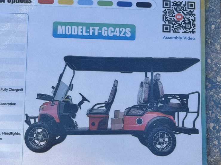 sl-gc42s-off-road-golf-cart-...-you-are-bidding-on-the-bottom-black-cart-image-6