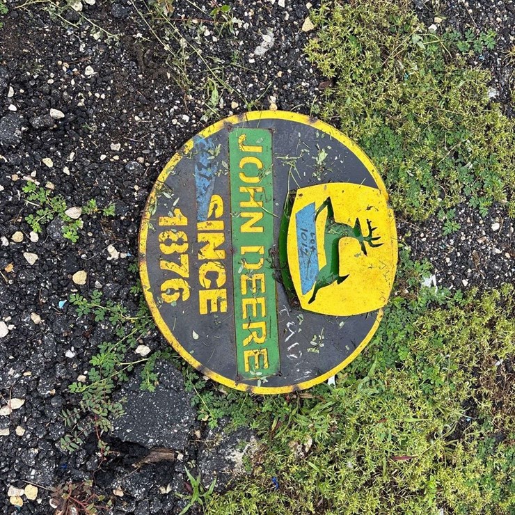 John Deere Metal Decorative Yard Art
