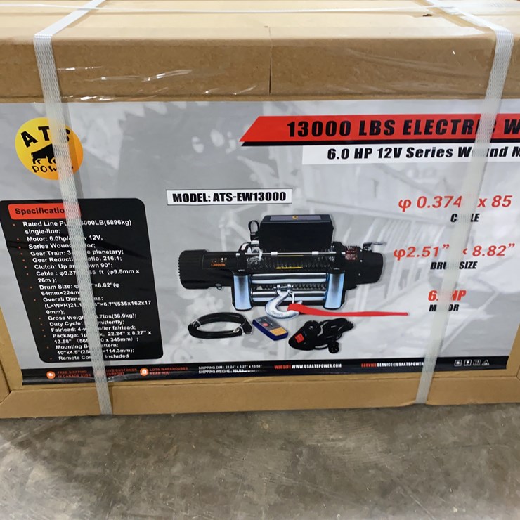Unused 13000LB Electric Winch