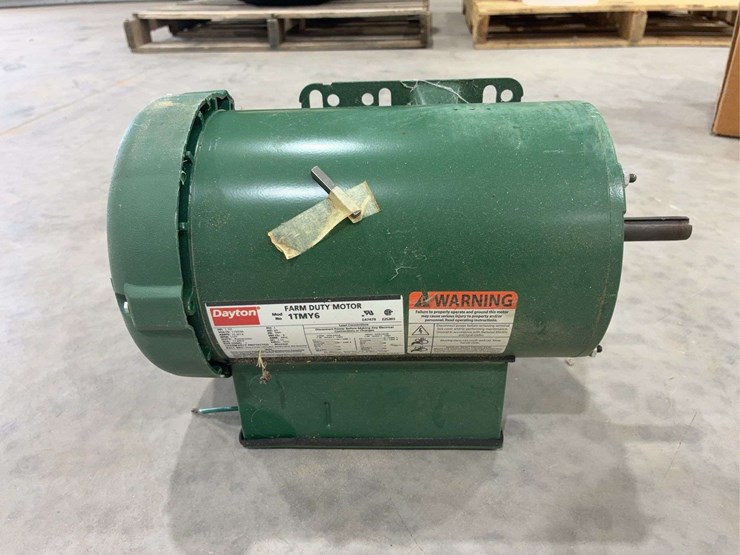 *new*-dayton-electric-motor-1tmy6-farm-duty-1.5,-single-phase-image-3