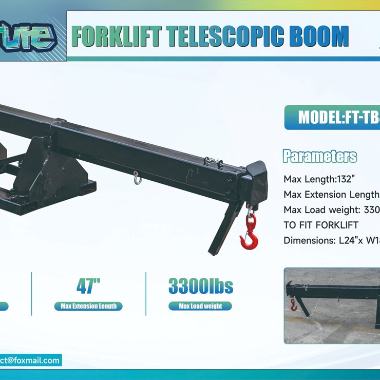 Future Forklift telescopic boom - [Forklift Attachments]
