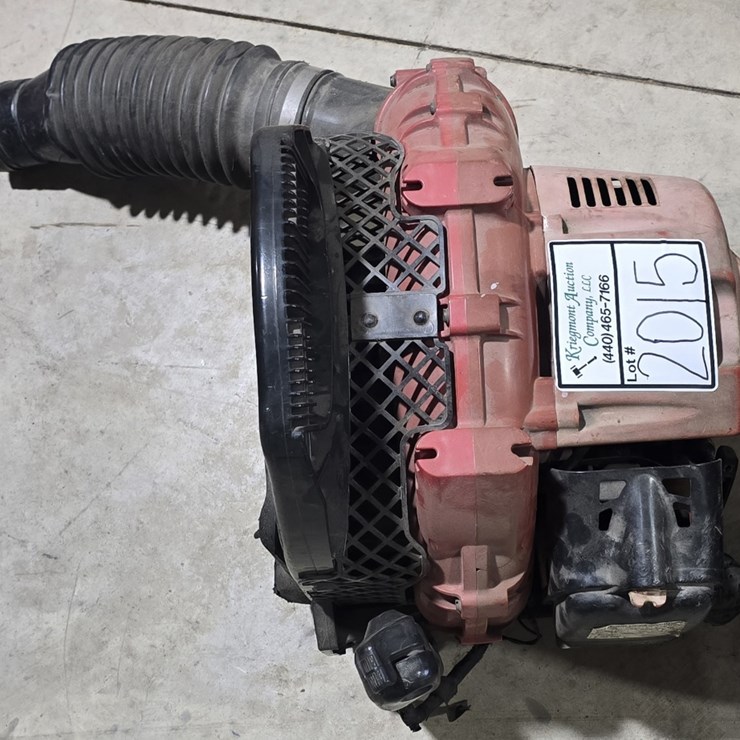 Gas Powered Backpack Leaf Blower, used