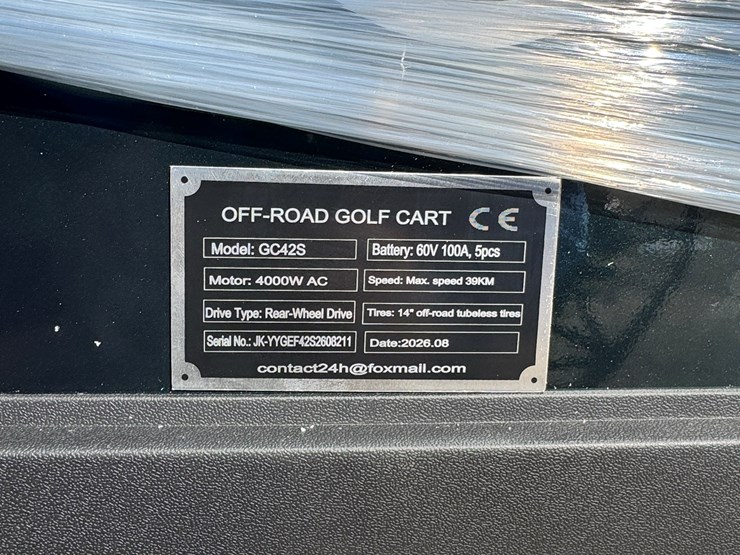 sl-gc42s-off-road-golf-cart-...-you-are-bidding-on-the-bottom-black-cart-image-3