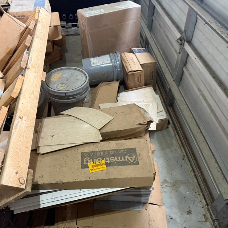 #46828 • Lot of Floor Tile & Glue INV#46828