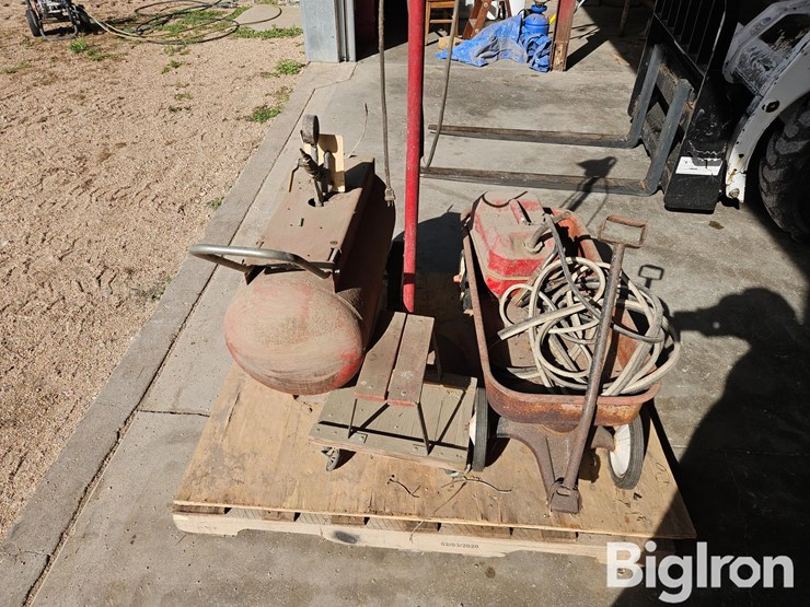 portable-air-tank,-jumper-cables,-and-radio-flyer-wagon-and-other-items-image-6