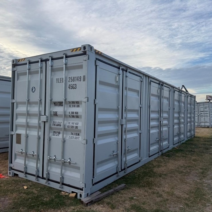 2026 40ft High Cube Container w/ Side Doors