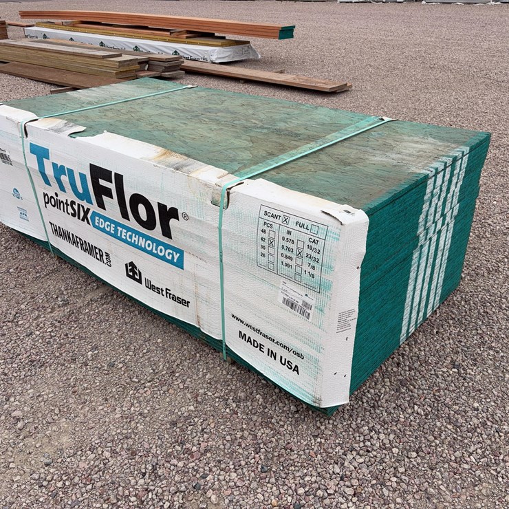 Bundle of West Fraser T&G OSB TruFloor