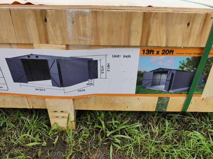 13'x20'-single-garage-metal-shed-image-2