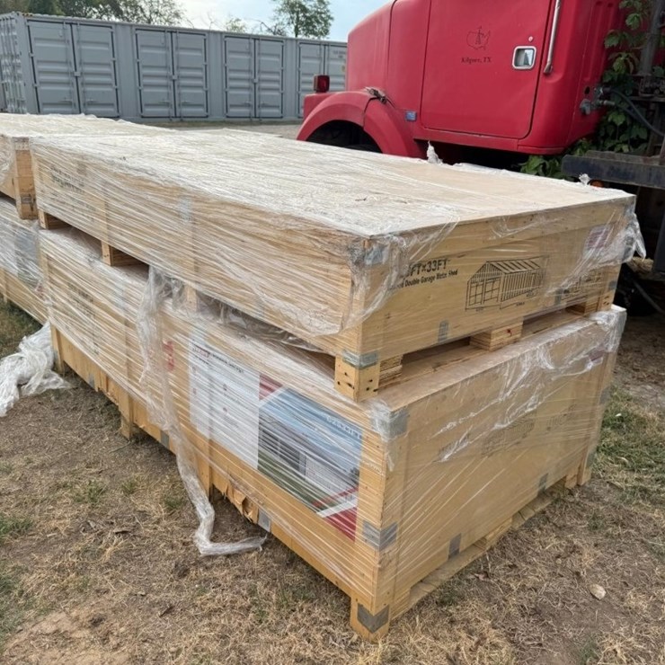 NEW IN CRATE 25ftx33ft Metal Garage