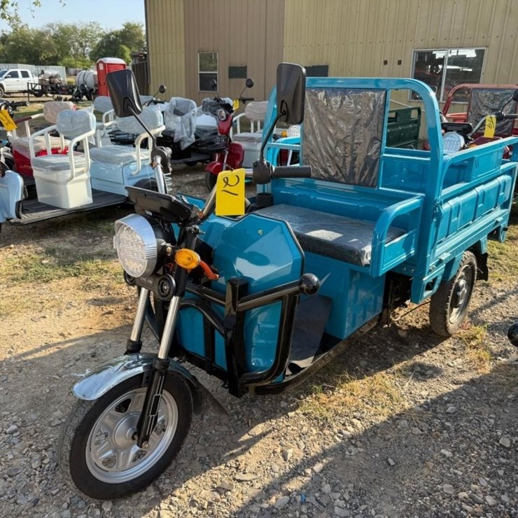 NEW Three-Wheel Electric Dump Cart