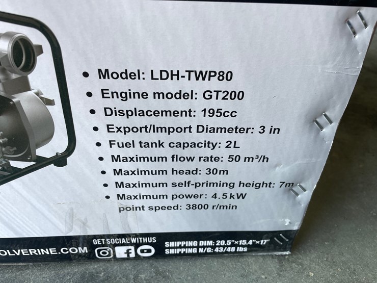 #3032-•-land-hero-3"-semi-trash-water-pump-image-8