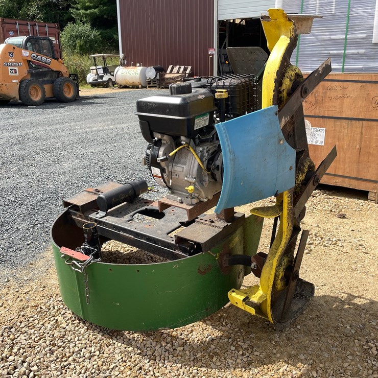 #3017 • Home Made Fork Pocket Vertical Brush Mower