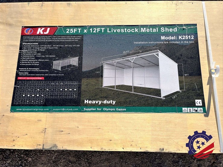 25ftx12ft-livestock-metal-shed-2026-k2512-unused-image-2