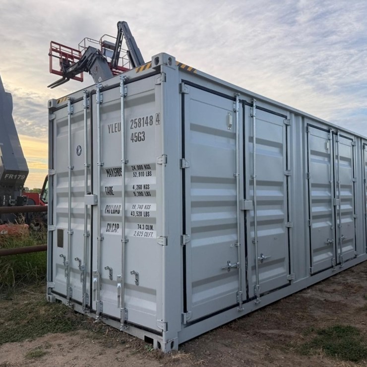 2026 40ft High Cube Container w/ Side Doors
