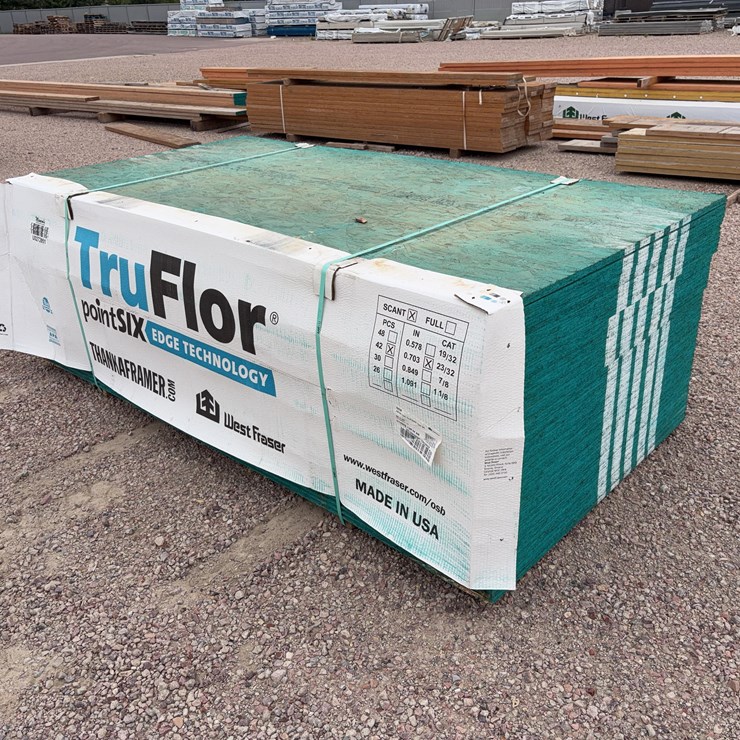 Bundle of West Fraser T&G OSB TruFloor