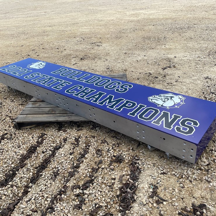 #3016 • Boyceville School State Metal Sign