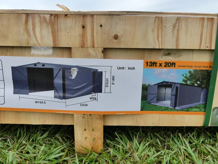 13'x20'-single-garage-metal-shed-image-2