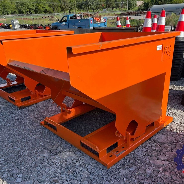 2.0 CY. Self Dumping Hopper With Fork Pockets