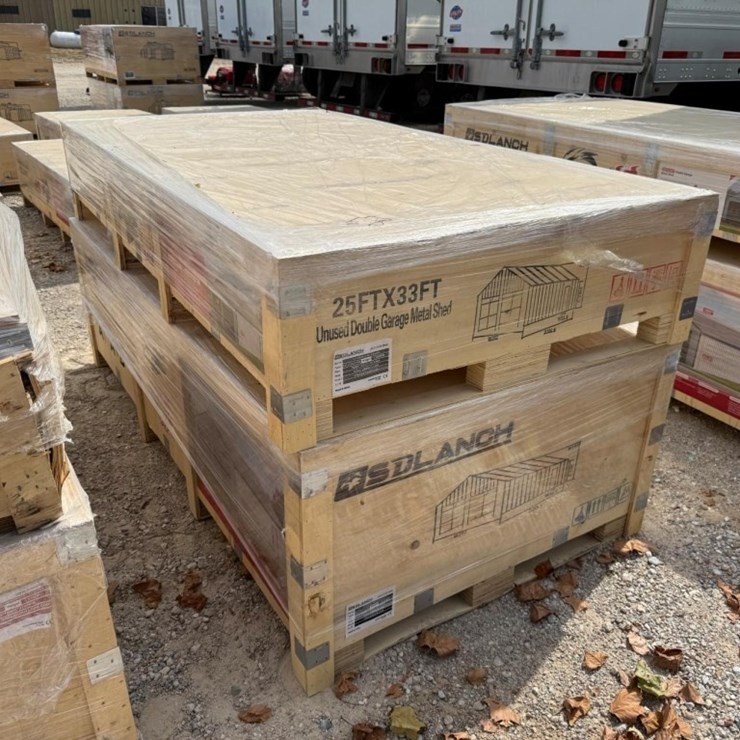 NEW IN CRATE 25ftx33ft Metal Garage