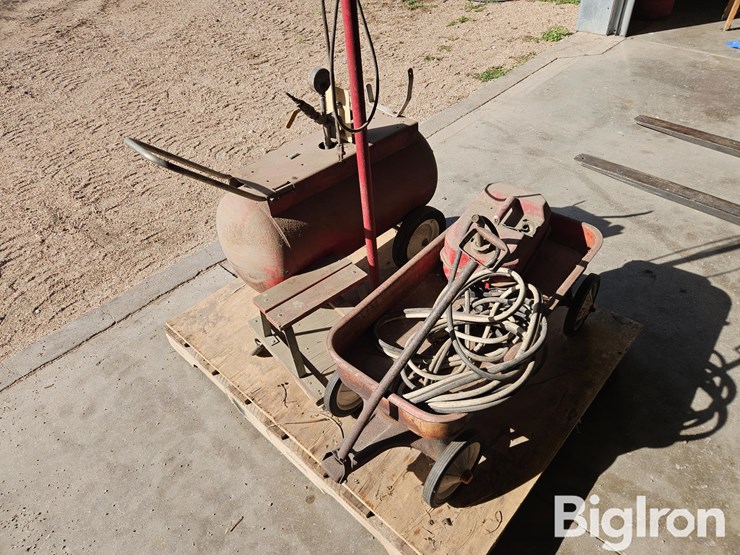 portable-air-tank,-jumper-cables,-and-radio-flyer-wagon-and-other-items-image-5