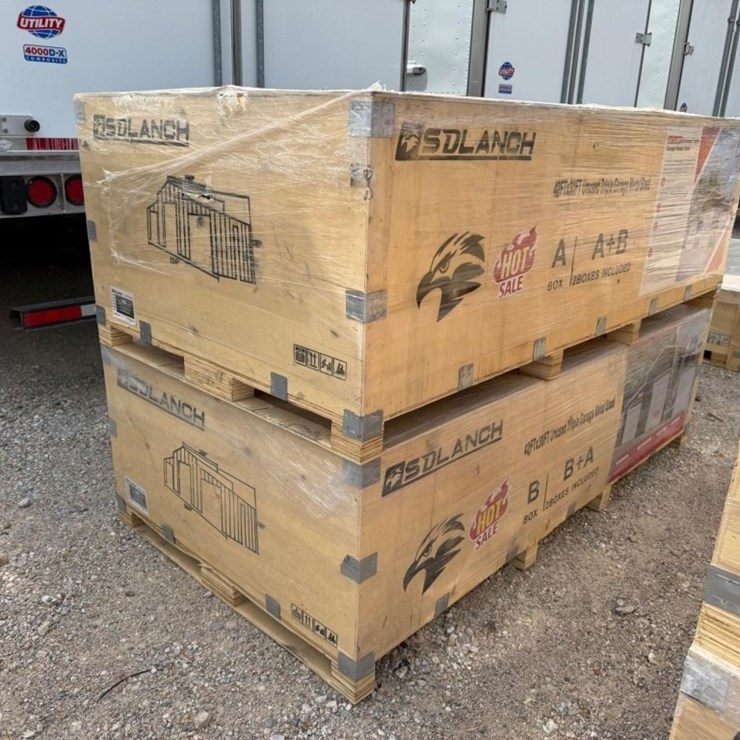 NEW IN CRATE SDLanch 42ft x 30ft Triple Garage