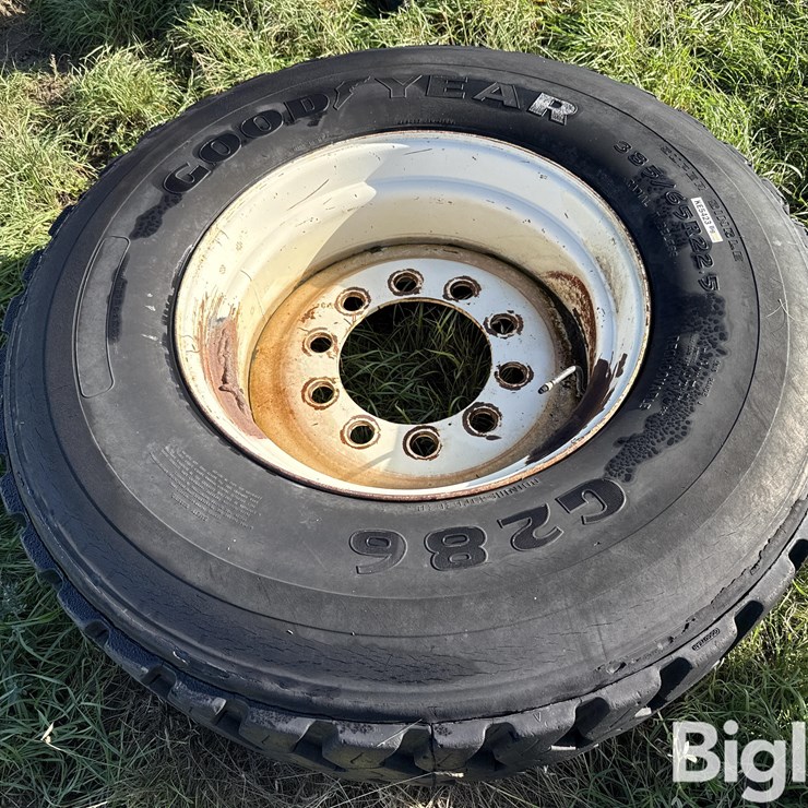 Goodyear 385/65R22.5 Mounted Tire And Rim