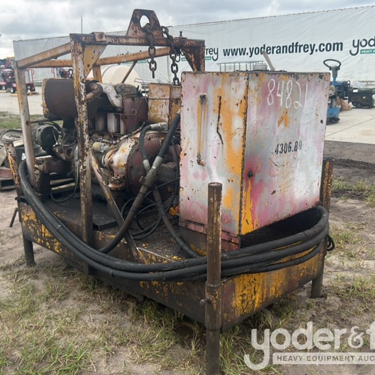 6" Hydraulic Power Unit with 4 Cyl Deutz Engine