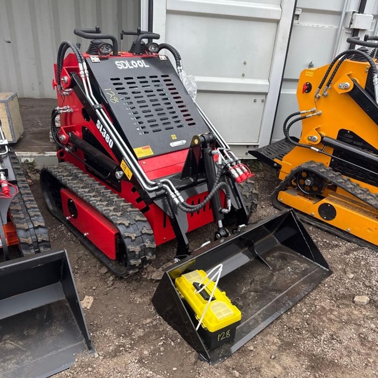 New SDLOOL Co Mini Stand-On Skidloader Model SL380