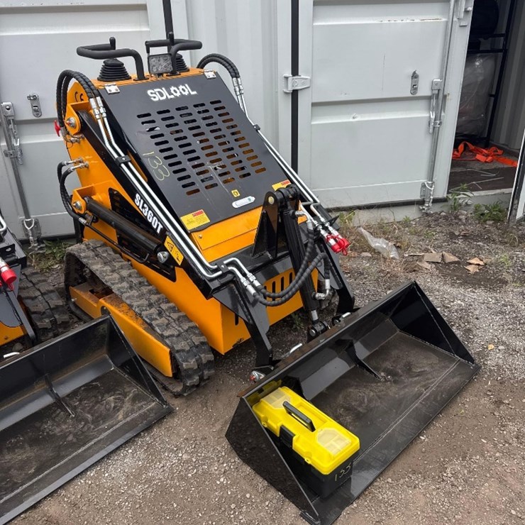 New SDLOOL Co Mini Stand-On Skidloader Model SL360T