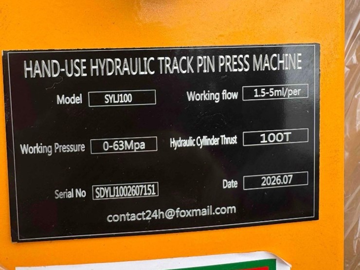 new-sklp-hydraulic-track-pin-press-model-sylj100-image-4