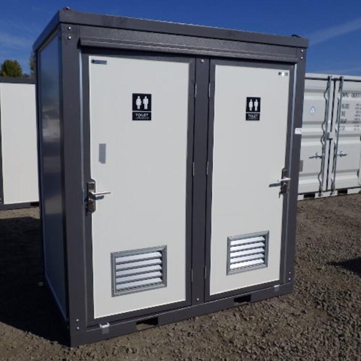 Double Stall Portable Toilet
