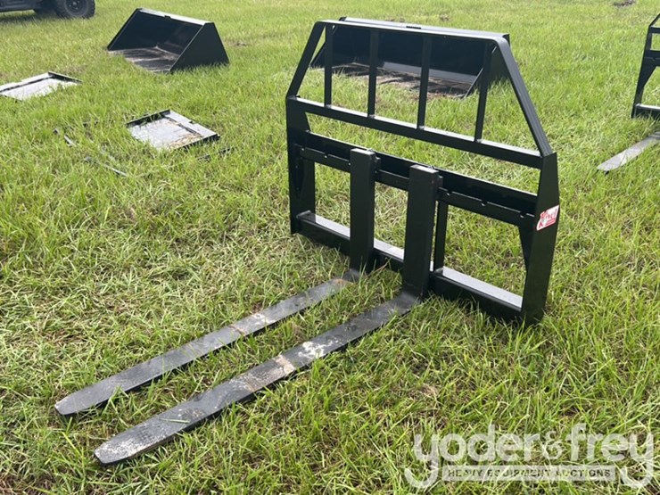 unused-kivel-48"-pallet-fork-attachment-to-suit-skidsteer-3500#-image-1
