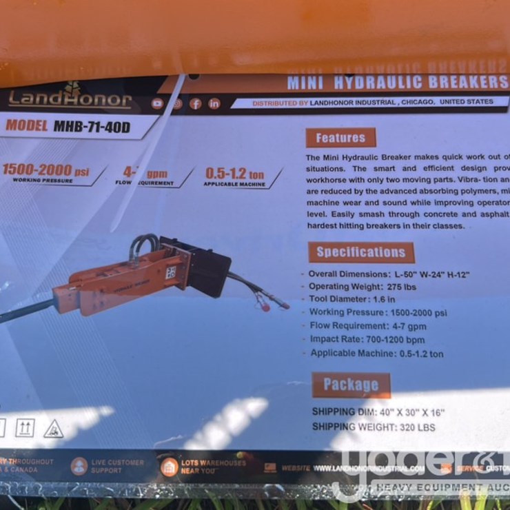 Unused Landhonor MHB-71-40D