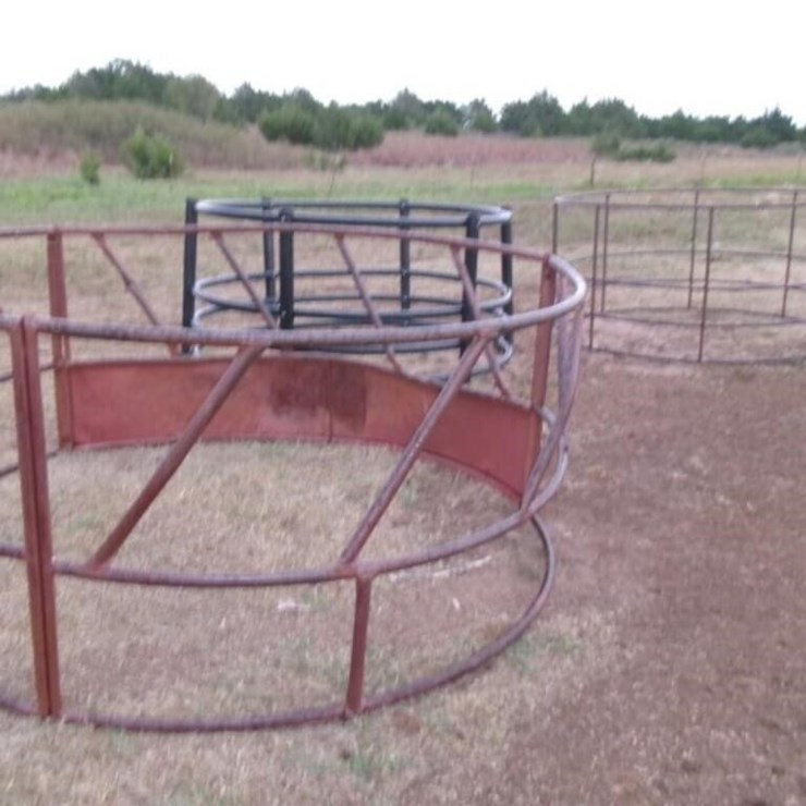 3 Hay Rings- 1 polly & 2 Metal