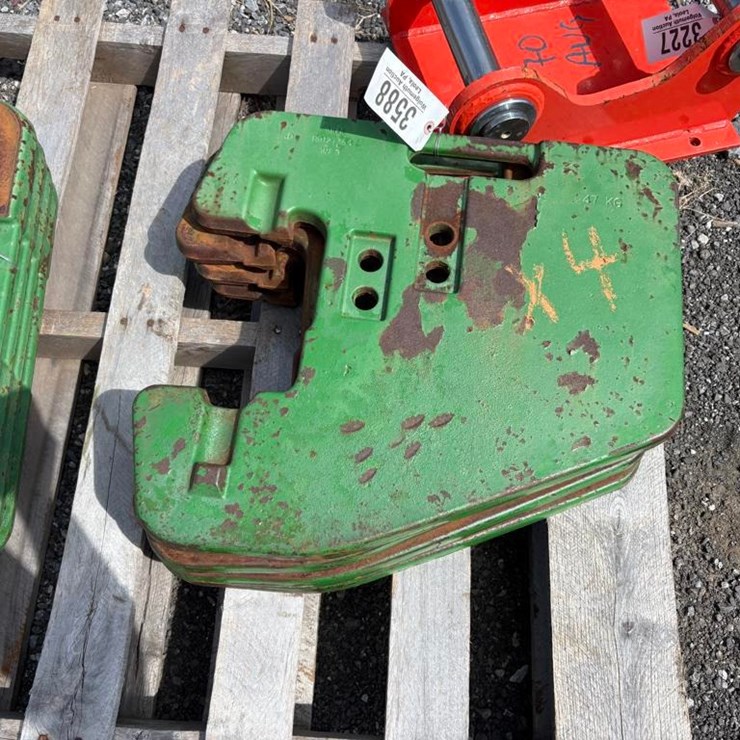 John Deere Suitcase Weights